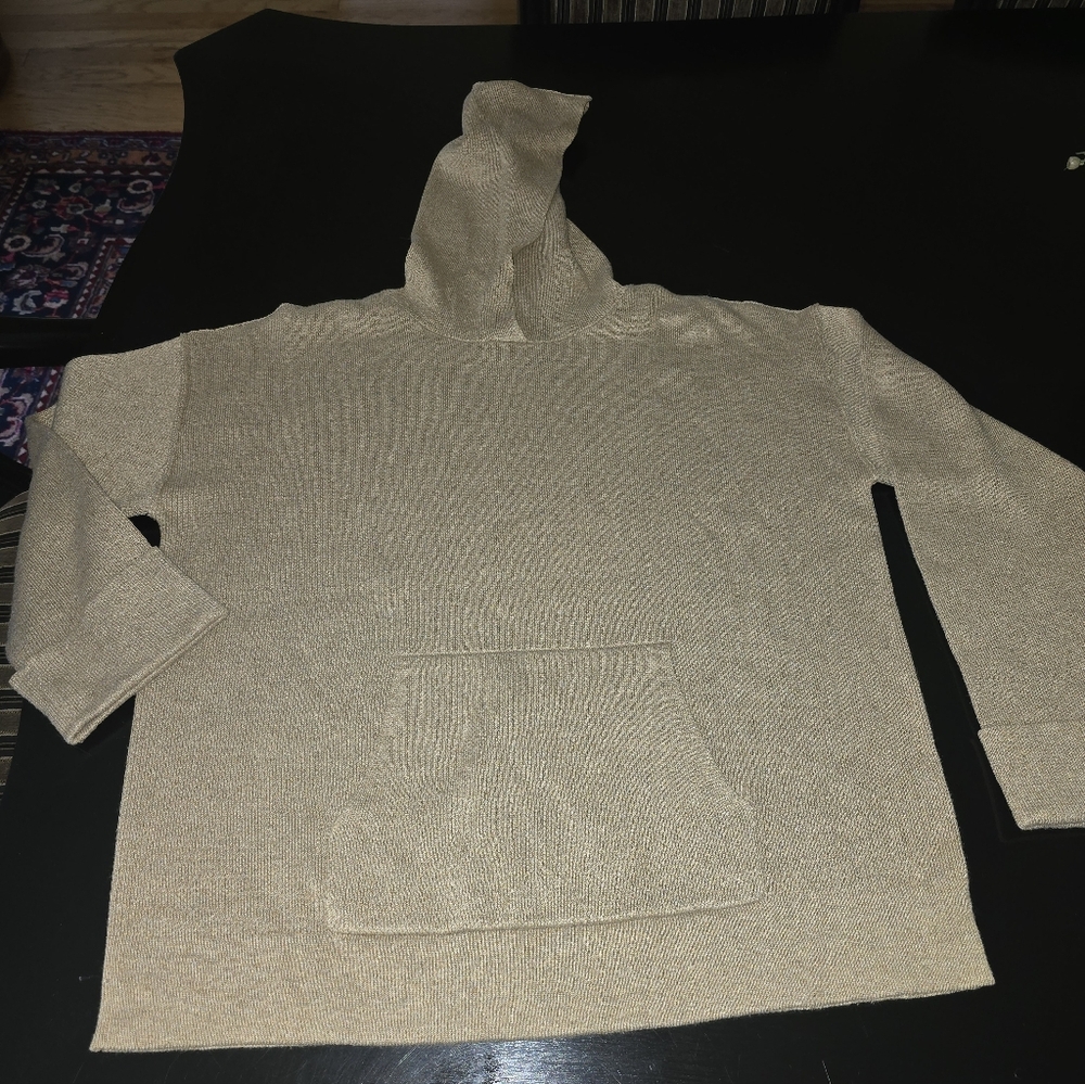 CASLON Camel Tan Knit Hoody XS NWT